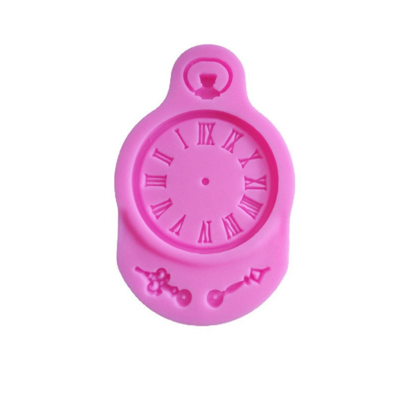 Молд кондитерский Часы 90 на 56 мм розовый Киев - изображение 3