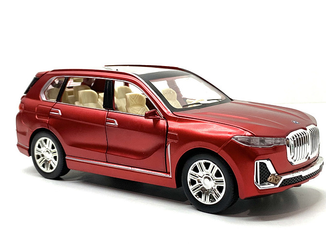 Машинка TK Union Group BMW X7 1:24 звук світло інерція рухомі елементи Червона (GT-05545) Чернігів - фото 4