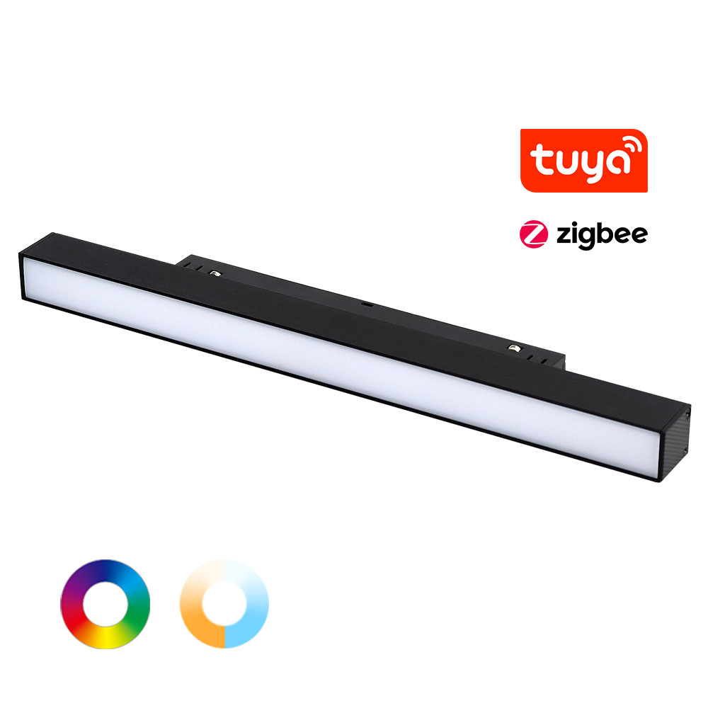 Milight Магнітний трековий світильник лінійний RGB+CCT (2700-6500K) 12W RF2.4G + ZigBee3.0+ rad Київ - фото 1