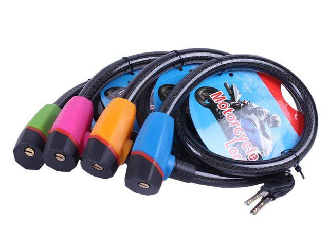 Замок прорипасований ZX1240 , тросовий, 18 мм*1000 мм (під ключ) Мукачево - фото 1