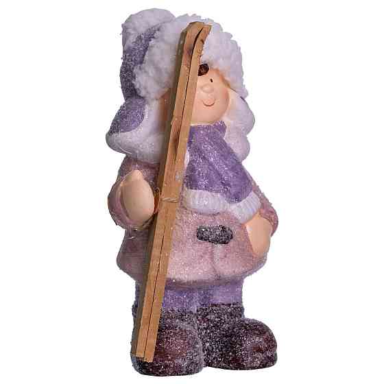 Фигурка Девочки с лыжами для новогоднего декора Киев