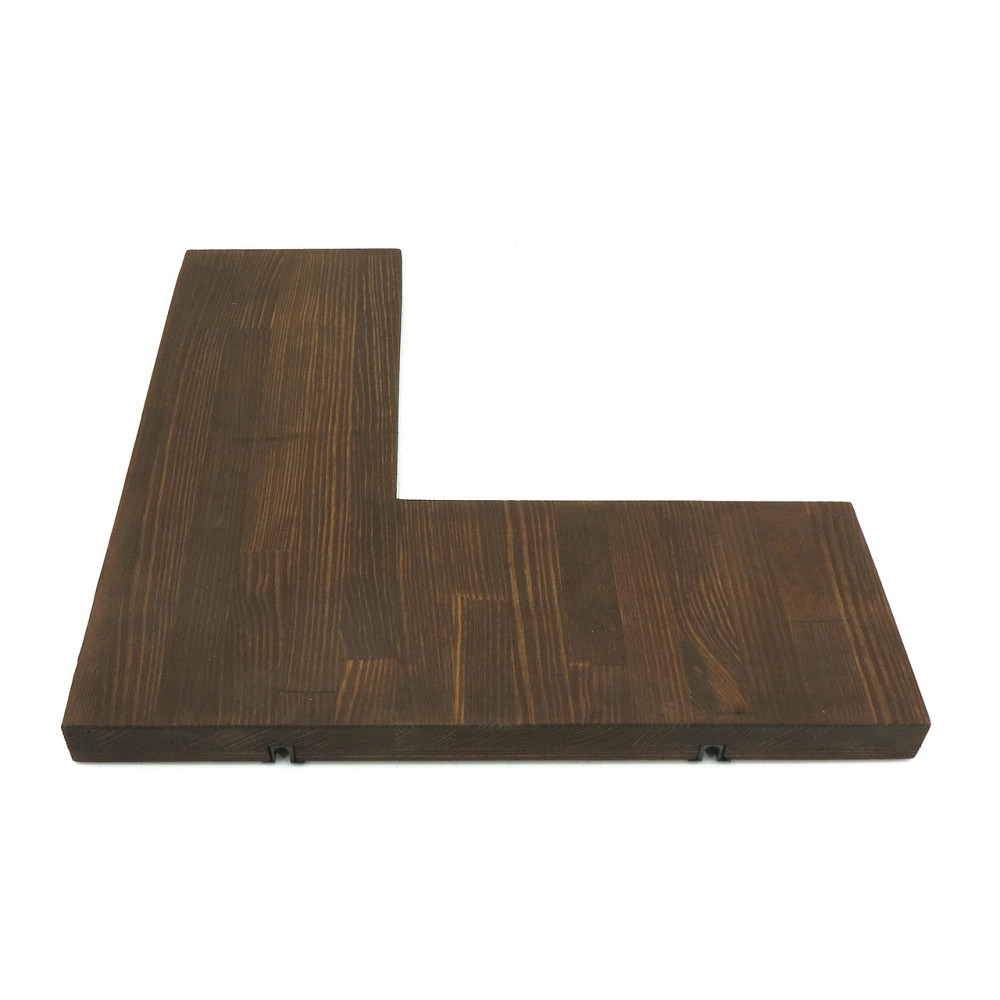 Угловая настенная полка 