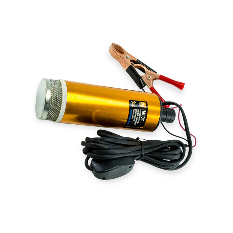 Насос для перекачки топлива погружной 24в/30л/d50/штуцер 19мм с фильтром Мукачево - изображение 1