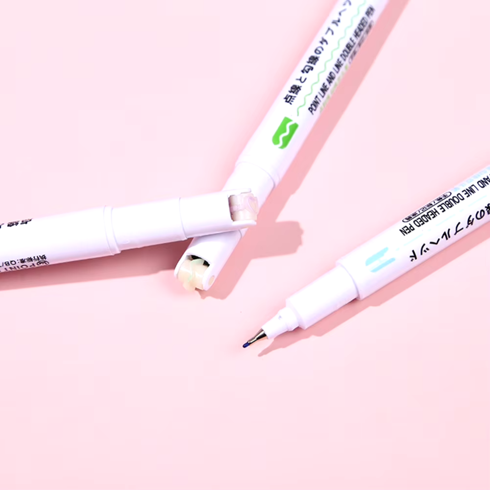 Маркеры фигурные для творчества скетчинга, двухсторонние маркеры четкие линии и роликовый штамп, 6 цветов Каменец-Подольский - изображение 4