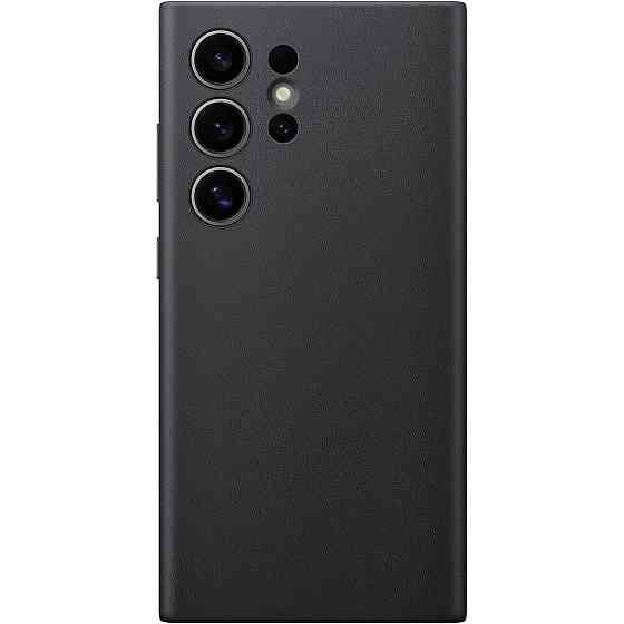 Чохол-накладка Samsung Vegan Leather Case для Samsung Galaxy S24 Ultra SM-S928 Black (GP-FPS928HCABW) ( 10075 ) Харьков
