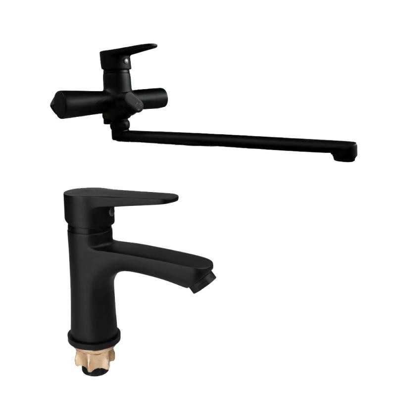 Набор смесителей для ванны Lidz Nicole (005+001F) Киев - изображение 1