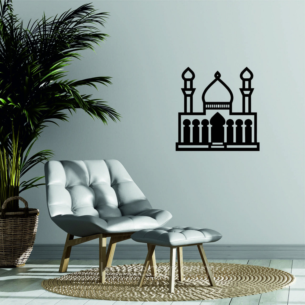 Декоративное настенное Панно «Ислам» Декор на стену 90*90 см, Черный Киев - изображение 4