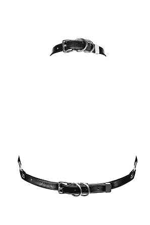 Портупея на груди Obsessive A740 harness black O/S, штучна шкіра Sex Aura Київ