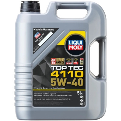 Моторна олива Liqui Moly TOP TEC 4110 5W-40 5л (21479) Вінниця - фото 1