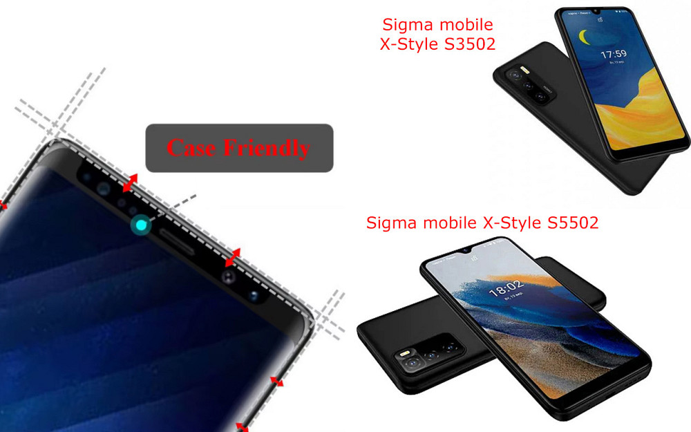 Захисне скло HyperGlass Pro для Sigma mobile X-Style S3502, X-Style S5502 – максимальна чутливість та захист Київ - фото 4