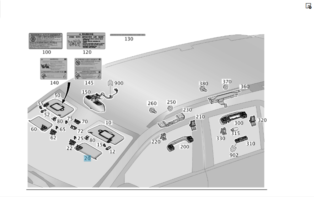 Mercedes-Benz  A1668100710 9H43 Додатковий сонцезахисний козирок водійський ML/GLE W166 GLE Coupe C292 GL/GLS X166 Одесса - изображение 2