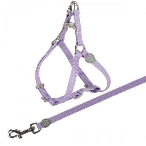Шлейка с поводком Trixie для кошек Premium нейлон 26-37 см/10 мм Киев