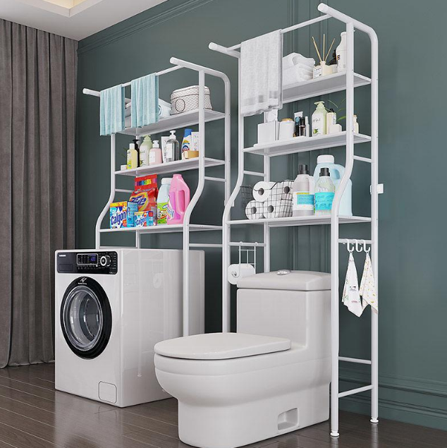 Полиця для ванної кімнати над туалетом чи біде, складна, біла полиця 47х160х25 см Кам'янець-Подільський - фото 5