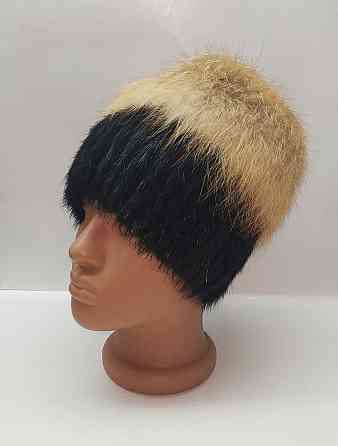 Шапка меховая женская Ева Оранжевый Харьков