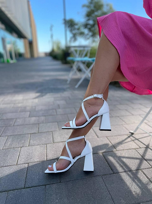 LIRIO Босоніжки жіночі білі LIRIO L0195 літні з натуральної шкіри / Шкіряні босоніжки на підбор Коломия - фото 10