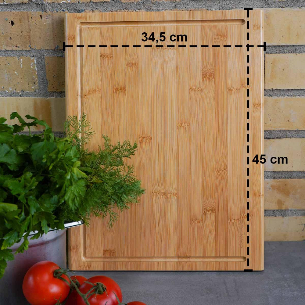 Обробна дошка SANTOS, бамбук 45 х 34,5 х 2,5 см 899232 Код: 011022 Рівне - фото 2