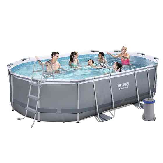 Бассейн каркасный Bestway 56448 (488-305-107 см), 10949 л Винница