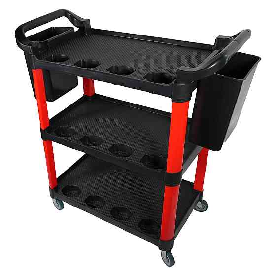 Візок інструментальний пластиковий (3 відкриті полиці,2 навісні ящики) (SF6006) G.I. KRAFT GI37105 Одеса