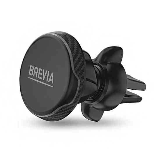 Держатель телефона автомобильный Brevia AirClip MagButton на дефлектор, 4 магнита Львов