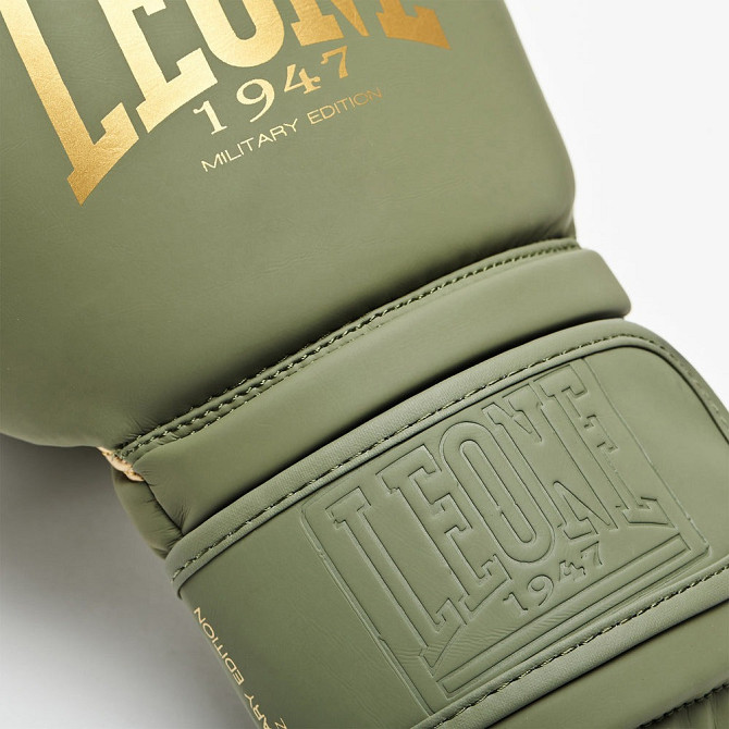 Боксерські рукавиці Leone GN059G MILITARY EDITION Green 12 унцій (капу в комплекті) Кам'янське - фото 6