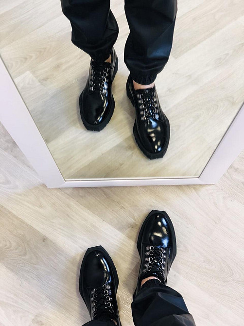 ЭФА Туфлі жіночі EFA T29 чорні (весна-осінь, шкіра лакована) (3164) Коломия - фото 2