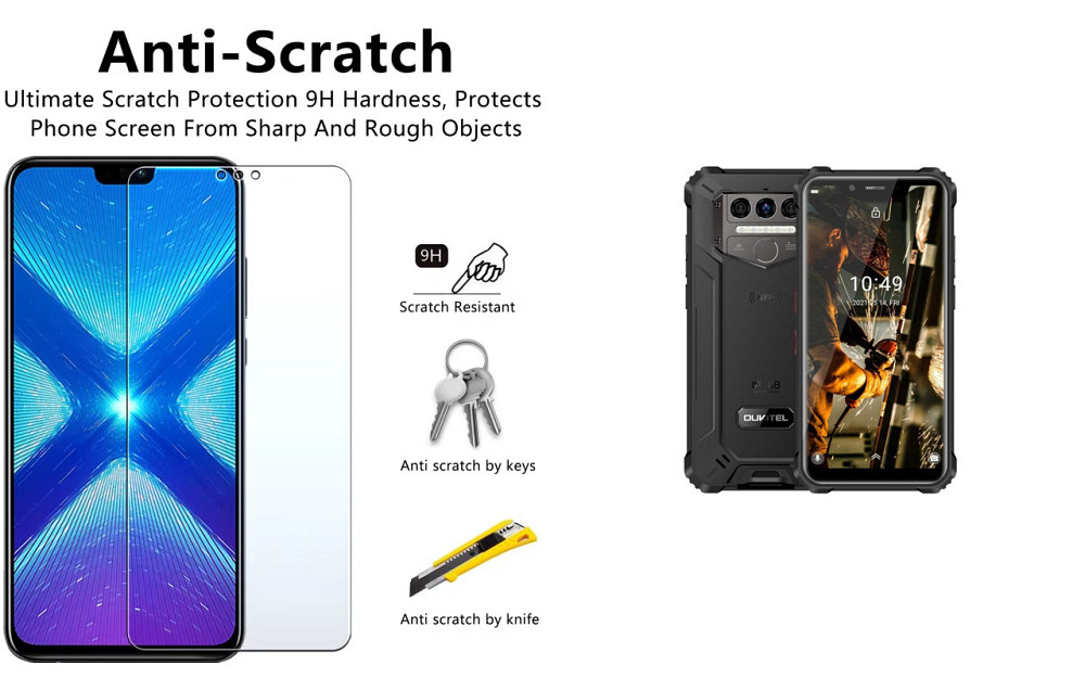 Захисне скло NeoGlass для Oukitel WP9 – надпрозоре та стійке Київ - фото 1