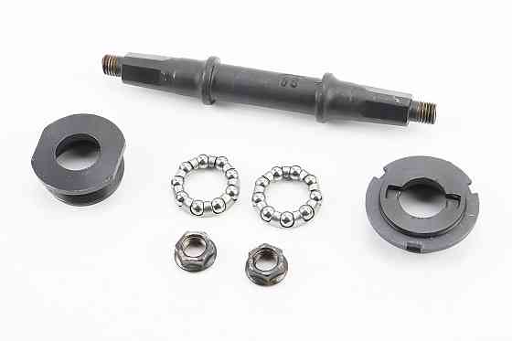 Каретка "квадрат" MTB 125мм, підшипник Ø6,35х9 кульок, під гайку, чорна Київ