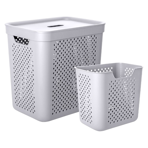 Кошик для білизни 35л з органайзером какао Simple Алеана Житомир - изображение 2