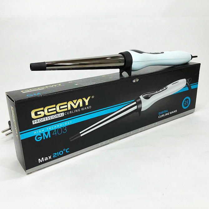 Плойка з функцією укладання та завивки волосся Gemei GM-403, Щипці для створення PG-139 об'єму волосся Київ - фото 3