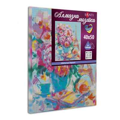 Картина по номерам Santi Квітучий Париж 40*50 см алмазна мозаїка (954700) Вінниця