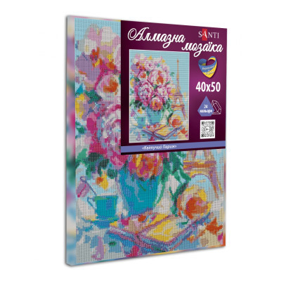 Картина по номерам Santi Цветущий Париж 40*50 см алмазная мозаика (954700) Винница - изображение 2