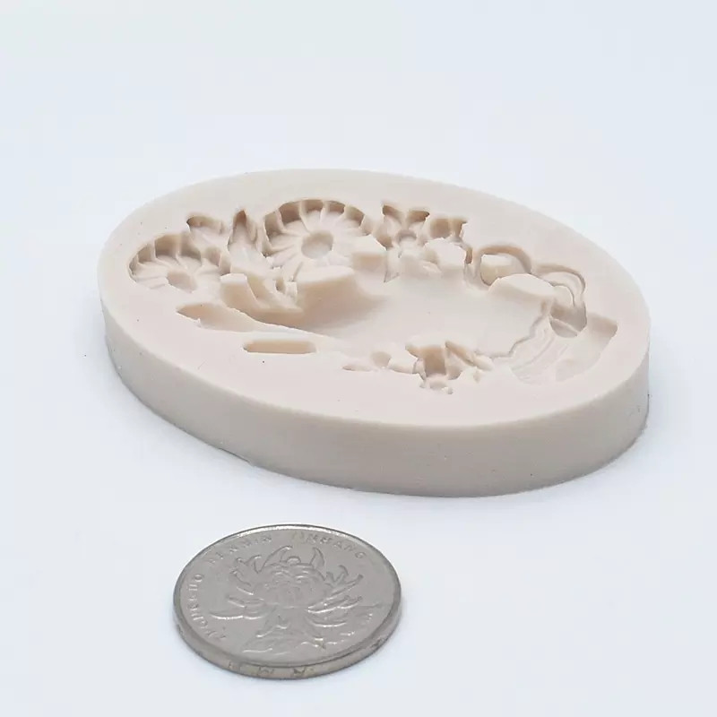 Молд силиконовый Рука 49 на 69 мм серый Киев - изображение 4