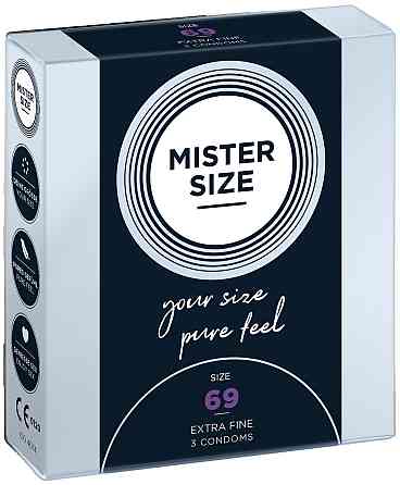 Презервативы Mister Size 69 mm (3шт) Sex Aura Киев