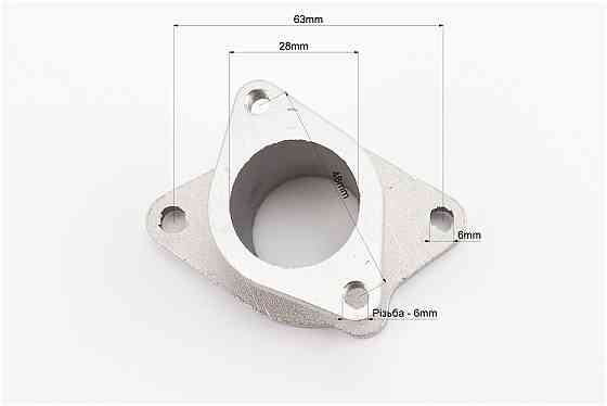 Патрубок карбюратора метал 125/150cc Київ