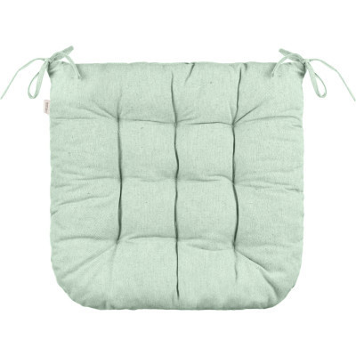 Подушка на стул Ardesto Oliver, 40х40 см, 100% хлопок, нап-ч: 50% холоф, 50% пп, аквамарин (ART02OA) Винница - изображение 2