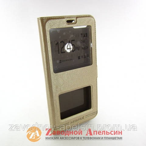 Чохол книжка Huawei Y7 2018 Smart Case gold Одеса - фото 1