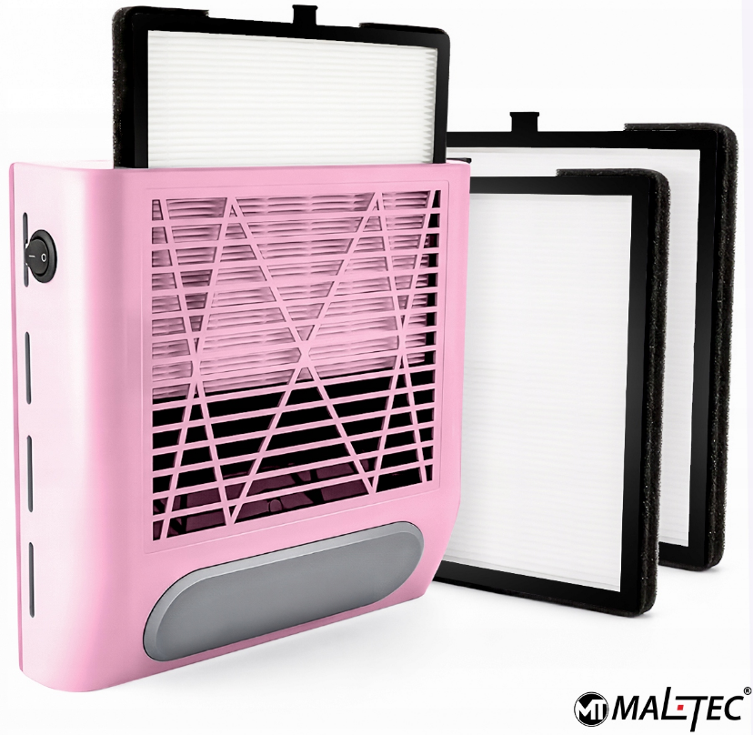 Вытяжка для маникюра MalTec 80Вт розово-пурпурный (Польша) Киев - изображение 6