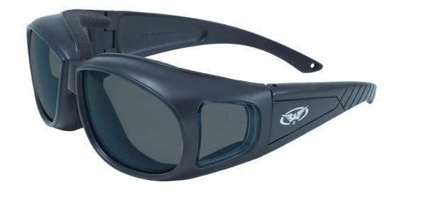 Окуляри захисні з ущільнювачем Global Vision Outfitter (gray) Anti-Fog, чорні Запоріжжя - фото 1