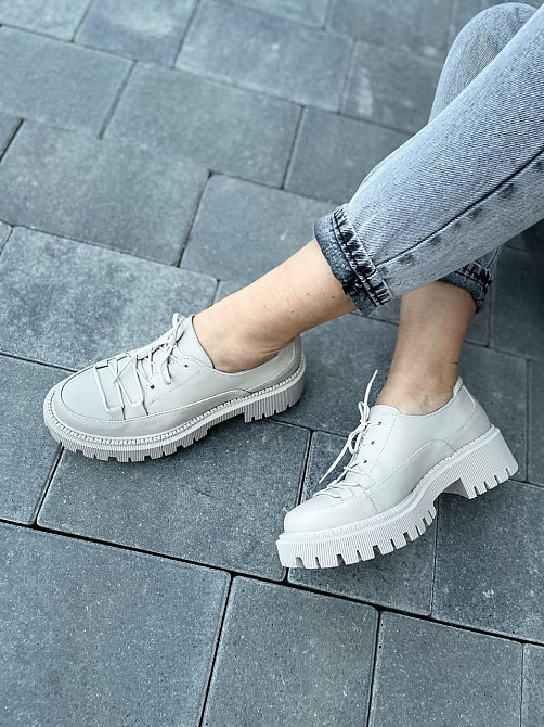 Olli Туфлі жіночі OLLI T-306-Астра кофе (весна-осінь, шкіра натуральна) (4792) Коломия - фото 2