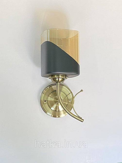 Бра настінне VALESO B-9506C/1 на 1 плафон, бронза, E27 Київ - фото 1