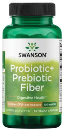 Пробіотик Swanson Probiotic Prebiotic Fiber 1 Billion Cfu 60 капс Київ