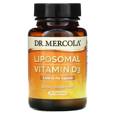 Вітамін Dr. Mercola Вітамін D3 Ліпосомальний, 5000 МО, Liposomal Vitamin D3, 30 (MCL-01699) Вінниця - фото 1