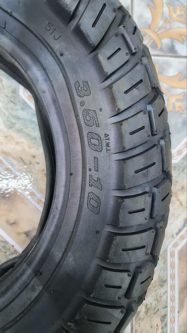 Покрышка для колеса тачки 3.5х10 Покрышка с камерой для строительной тачки Шина на тележку Белая Церковь - изображение 4