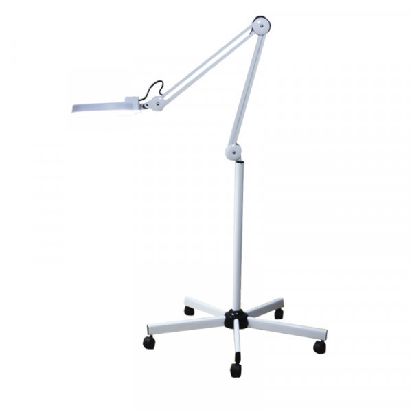 Лампа лупа підлогові на колесах на штативі з 120 LED діодами , з кришкою , збільшення 5 діоптрій . Київ - фото 1