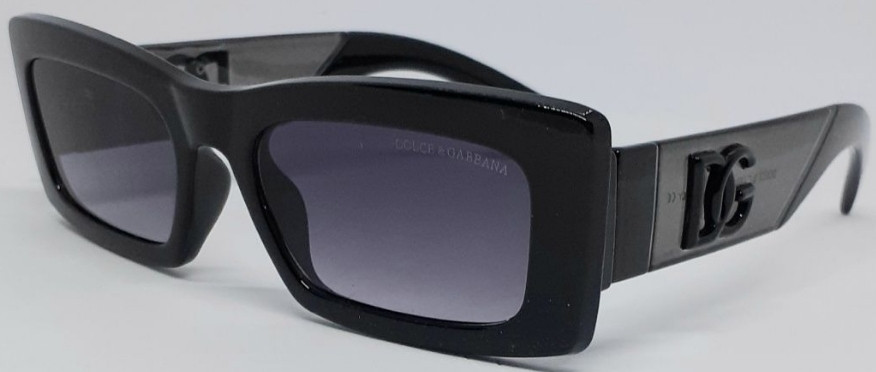 Брендові хітові жіночі окуляри чорний глянець із сірим. Київ - фото 8