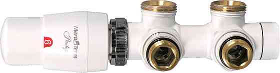 Комплект термостатический Vario Term TWINS 50 мм, угловой, правый, белый TSGS0206CFK/P Киев