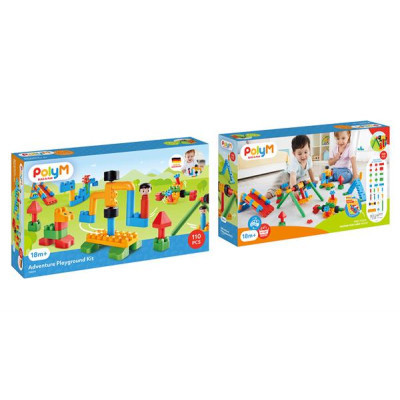 Конструктор PolyM Ігровий майданчик 110 деталей (760011) Вінниця - фото 3