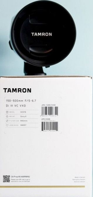 Объектив - Зум Объектив TAMRON 150-500mm f/5 -6.7 Di III VXD . Киев - изображение 1