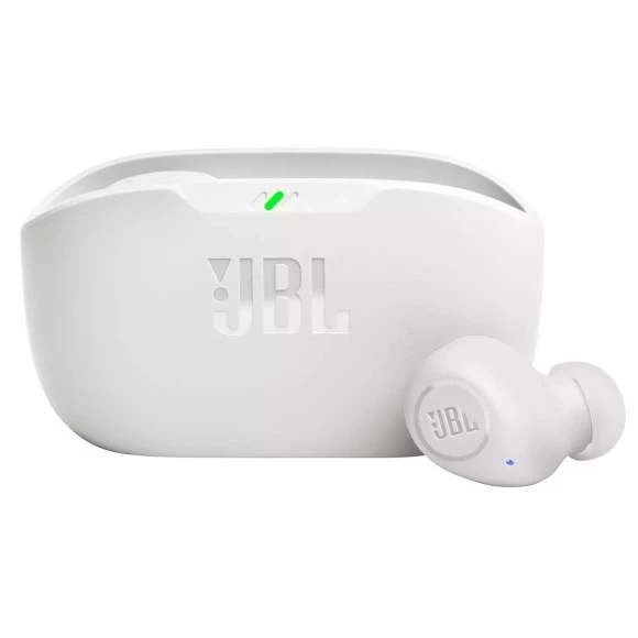 Наушники JBL Wave Buds TWS White, Bluetooth 5.3, ANC, 48 ч, IP54, 4 микрофона, JBL Pure Bass Киев - изображение 1