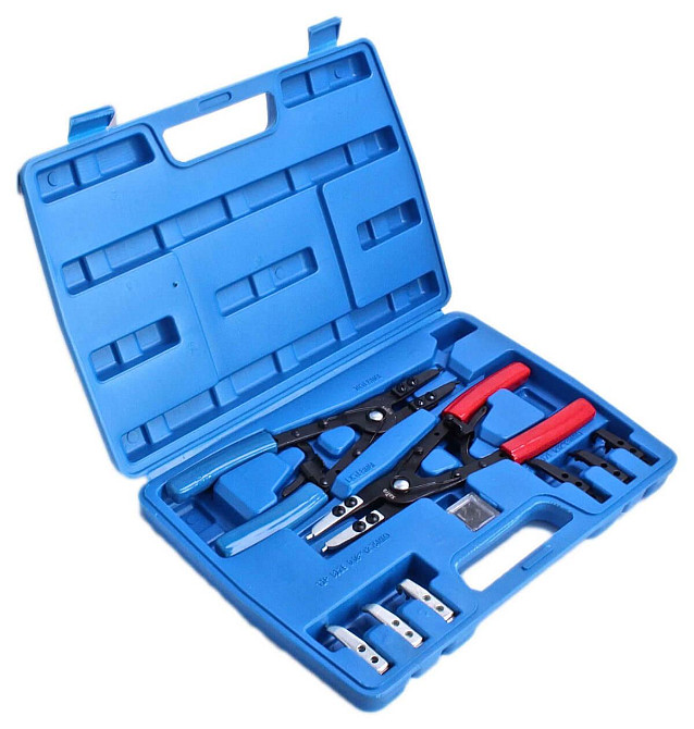 Набір знімачів стопорних кілець з насадками, 266 мм SATRA S-SR10P Чернігів - фото 1